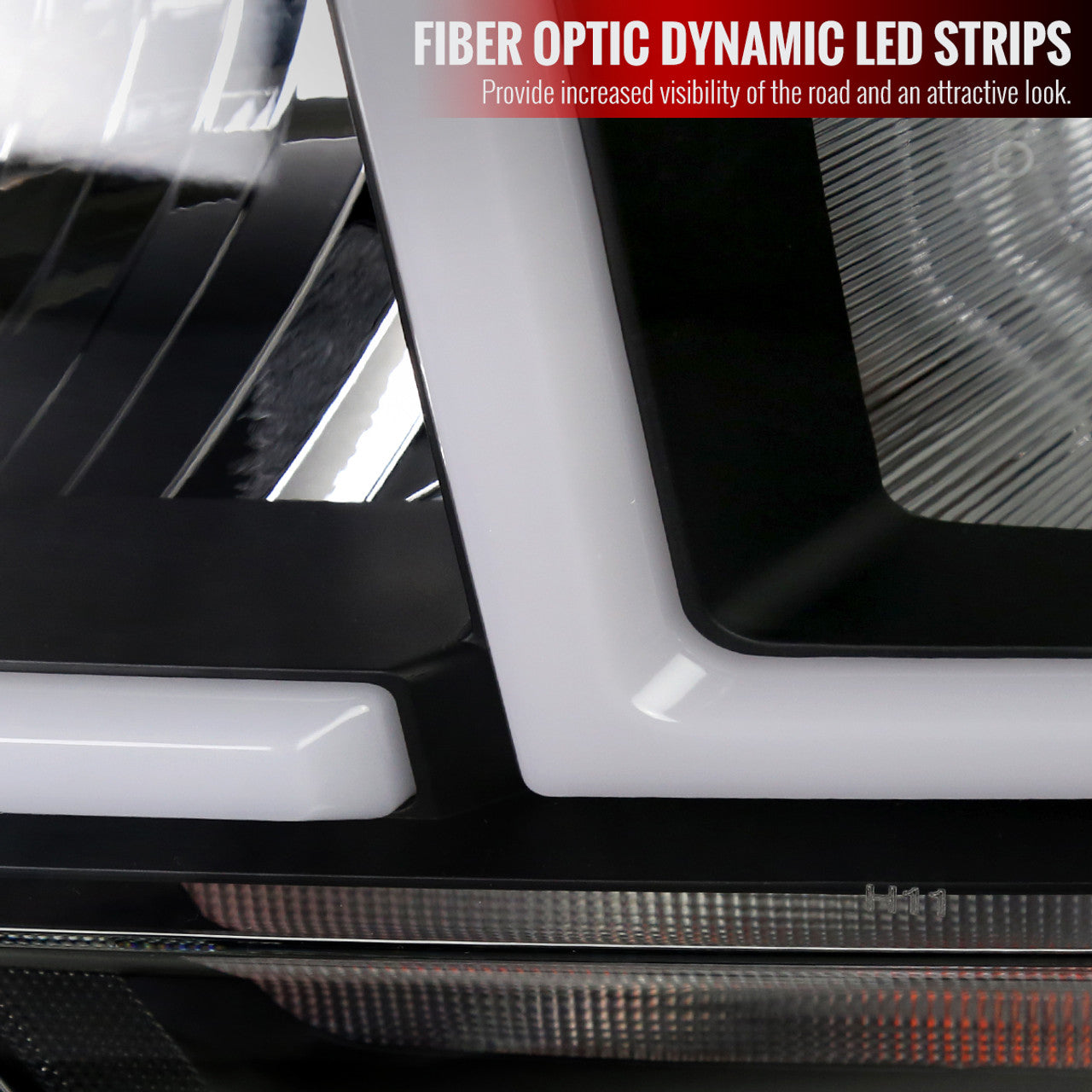 Spec D DRL LED Headlights (Black): Ram 2500 & 3500 2019 - 2024