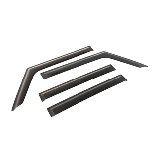 Rugged Ridge Window Visors Matte Black: Jeep Wrangler JL/JT 2018-2024 3.6L/6.4L 392