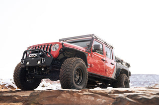 DV8 Offroad Pocket Front Bumper (FRONT): Jeep Wrangler JK (2018) / Wrangler (18-22)