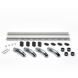 Putco Classic Locker Side Rails 5'7" Short Box (REAR): Fits Most Ram 1500 Models (2019-2024) - Chrome Stainless Steel