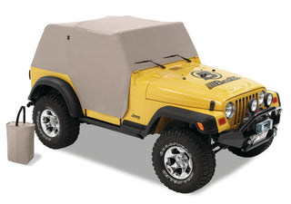 Bestop All Weather Trail Cover Charcoal (REAR): Jeep Wrangler TJ 1997-2006 2.5L / 4.0L