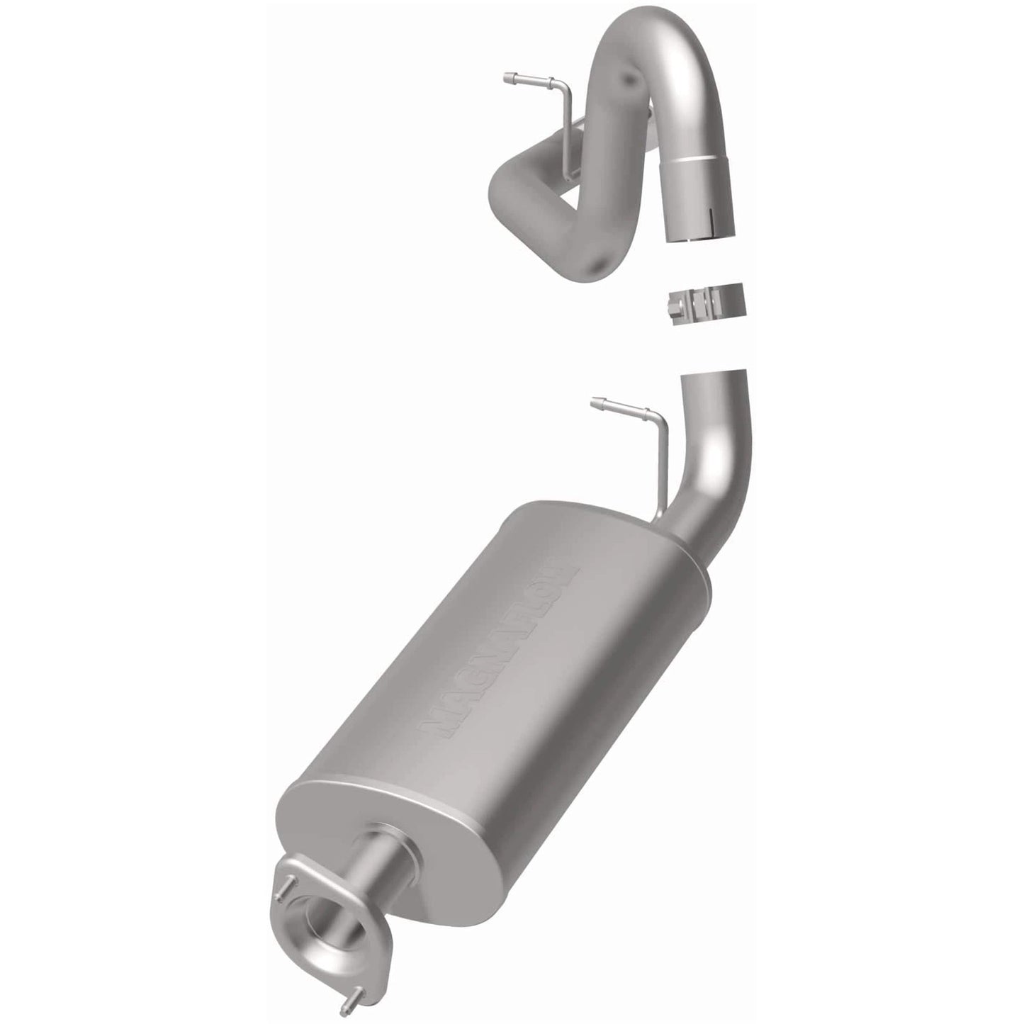 MagnaFlow Street Series Stainless Cat-Back Performance Exhaust System: Dodge Ram 1500 (09-10) / Jeep Wrangler (00-06)