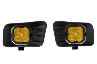 Diode Dynamics SS3 Sport Ram Horiz Kit Yellow SAE Fog: Ram 2011-2018 5.7L/6.7L Diesel