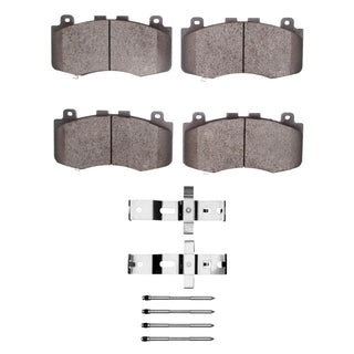 DFC 1551-2152-01 Front Brake Pads and Hardware Kit for Dodge Durango 2018-2025