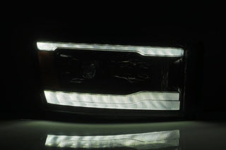 AlphaRex LUXX LED Projector Headlights (Chrome): Dodge Ram 1500 (06-08) & 2500/3500 (06-09)