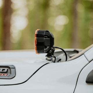 KC HiLiTES A-Pillar Ditch Light Mount: Ram 2500/3500 2019-2024 6.4L/6.7L