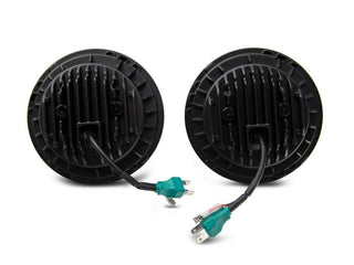 Raxiom Axial Spider LED Headlights w/ Angel Eye Halo (PAIR): Fits Most Hemi Models