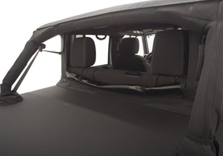 Rampage 2-Door Trailview Tonneau Top: Jeep Wrangler JK 2007-2018 - Black Diamond