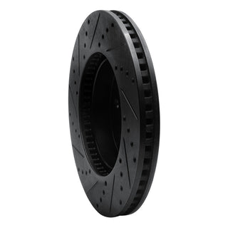 DFC 03-03 Dodge Durango Front Right Drilled & Slotted Black Brake Rotor