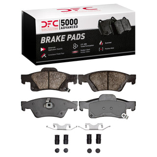 DFC 11-25 Dodge Durango Rear 5000 Advanced Ceramic Brake Pads and Hardware Kit