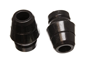 Energy Suspension Front Bump Stop Set Black (FRONT): Fits Dodge Ram / Jeep Wrangler 1991-2018 w/ 2 pcs
