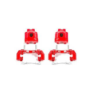 Power Stop 99-04 Jeep Grand Cherokee Rear Red Calipers w/Brackets - Pair
