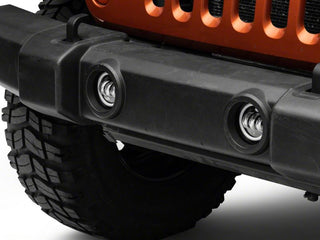 Raxiom Axial Series Halo Amber LED Fog Lights: Fits Most Jeep Wrangler / Gladiator Models (2007-2026)