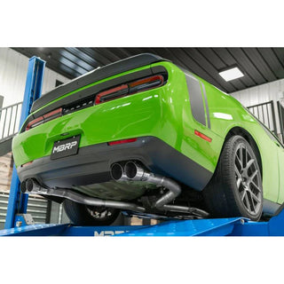 MBRP Street Series Cat-Back 3" Dual Split Rear Exhaust (Aluminized): Dodge Challenger 6.4L 392 & 6.2L SRT Hellcat 2015 - 2023