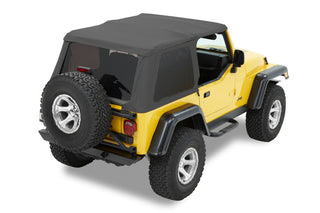 Bestop Trektop Soft Top Black Denim (F&R): Jeep Wrangler 1997-2006 2.5L/4.0L