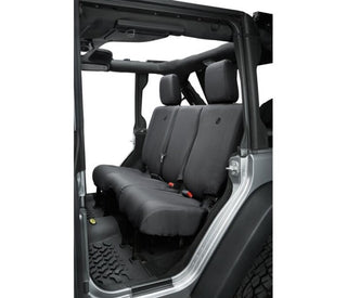 Bestop Rear Seat Covers Black Diamond (REAR): Jeep Wrangler JK 2007-2018 3.6L/3.8L V6