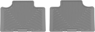 WeatherTech All-Weather Rear Floor Mats (Gray): Dodge Durango (11-25) / Jeep Grand Cherokee (11-21) w/ 2 Rows