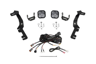 Diode Dynamics Stage Series Ditch Light Kit SS3 Sport White Combo: Fits Ram 1500 2019-2024 6.2L/5.7L