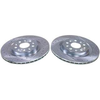 Power Stop 22-24 Jeep Grand Cherokee Rear Drilled & Slotted Rotor - Pair