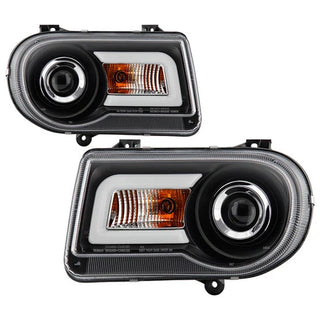 Spyder LED DRL Projector Headlights (Black): Chrysler 300C 2005 - 2010
