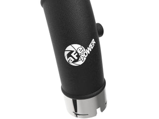 aFe BladeRunner 2-1/4in Aluminum Hot Charge Pipe - Black: Jeep Grand Wagoneer / Ram 1500 3.0L Hurricane & 6.4L 392 2023 - 2026 (RHO Models)