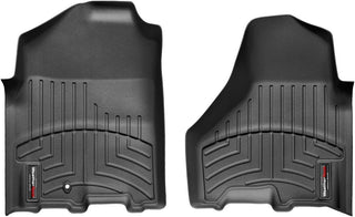 WeatherTech FloorLiner Front Floor Mats (Black): Dodge Ram Crew & MegaCab 2009 - 2013 (1500, 2500, 3500)