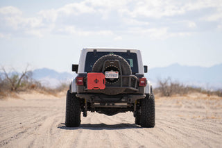 DV8 Offroad Body Mounted Tire Carrier: Jeep Wrangler JL 2018-2025 3.6L / 6.4L 392