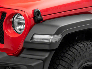 Raxiom Axial LED Fender Flare Marker Lights Clear: Jeep Wrangler JL 2018-2025 6.4L 392 / 3.6L V6 / 3.0L EcoDiesel