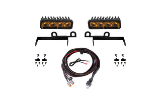 Diode Dynamics SS6 Max LED Kit Driving Yellow: Ram 1500 2013-2018 5.7L / 3.6L