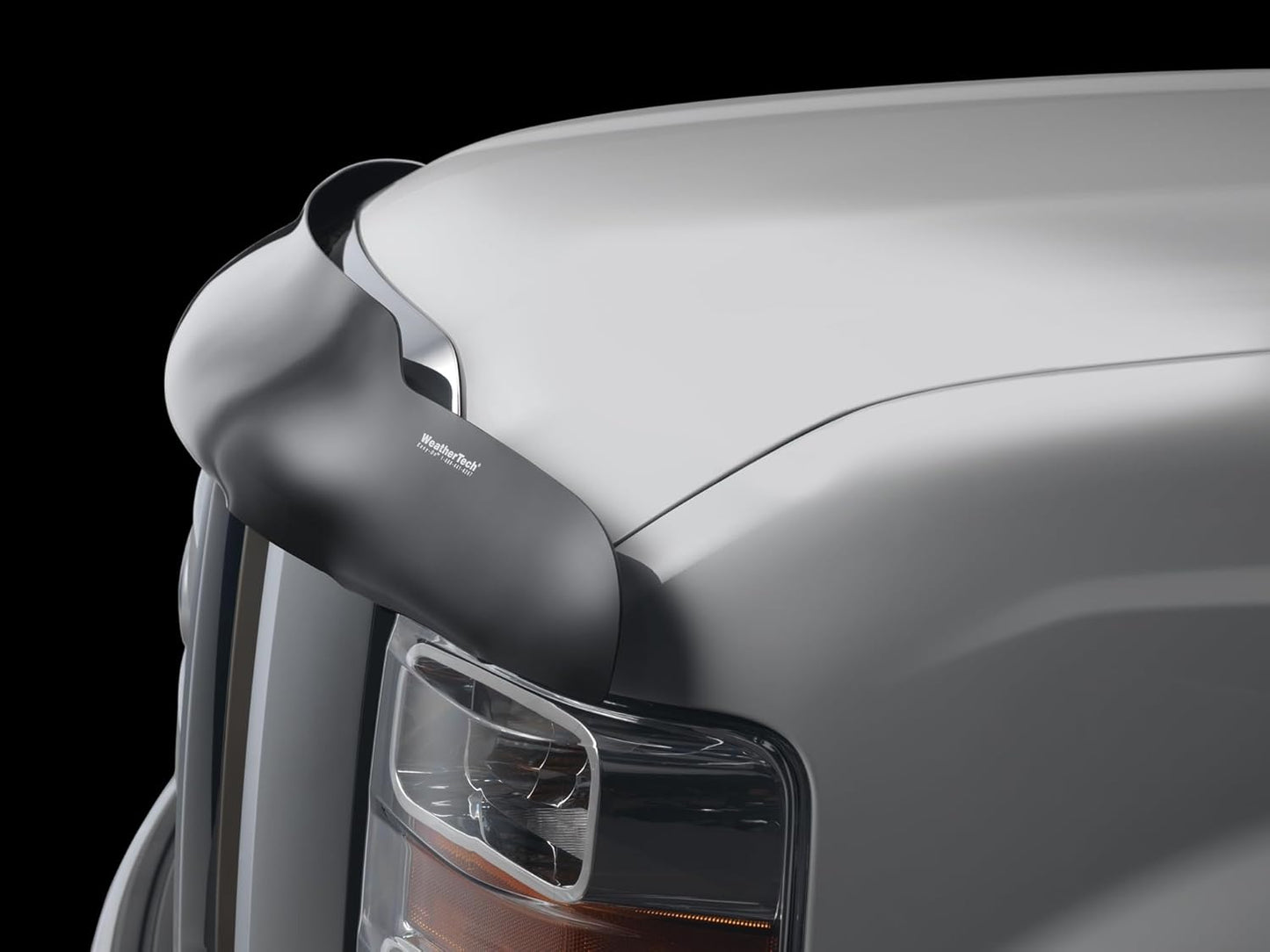 WeatherTech Hood Deflector (Dark Smoke): Ram 2500 & 3500 2010 - 2018