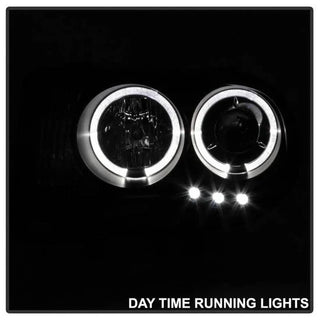 Spyder LED Dual Halo Projector Headlights (Black): Chrysler 300C 2005 - 2010