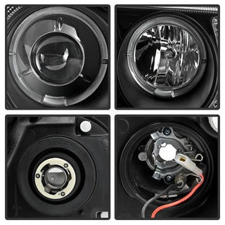 Spyder LED Dual Halo Projector Headlights (Black): Chrysler 300C 2005 - 2010