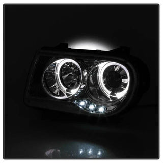 Spyder LED Dual Halo Projector Headlights (Chrome): Chrysler 300C 2005 - 2010