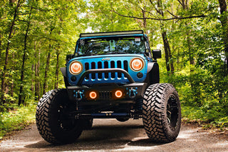 ORACLE Lighting LED Fog Halo Kit Amber: Jeep Wrangler 2007-2013 3.6L/3.8L V6