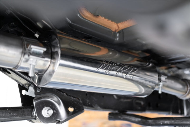 MBRP Cat Back Exhaust System (Single Rear Exit, Aluminized): Jeep Wrangler JL 2018 - 2025 (2.0L I4 / 3.6L V6)