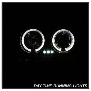 Spyder LED Dual Halo Projector Headlights (Black): Chrysler 300 2005 - 2008