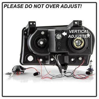 Spyder LED Dual Halo Projector Headlights (Black): Chrysler 300 2005 - 2008