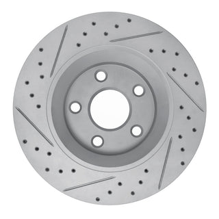 DFC 12-18 Jeep Wrangler Front Right Drilled & Slotted Geoperformance Rotor - Part Number 830-42033R