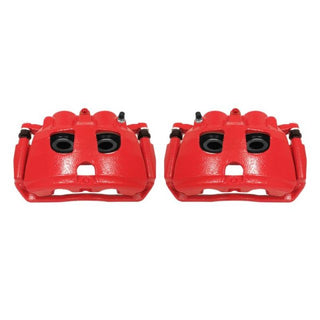 Power Stop 09-10 Dodge Ram 2500 Rear Red Calipers w/Brackets - Pair