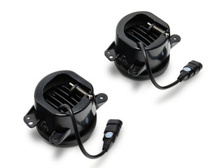 Raxiom Axial Series Tri-Bar Amber LED Fog Lights: Fits Most Jeep Wrangler / Gladiator Models (2007-2026)