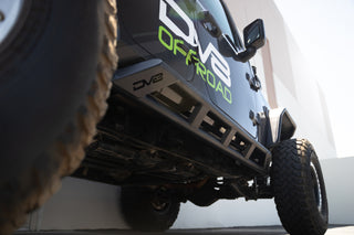 DV8 Offroad FS-15 Series Rock Sliders (SIDE): Jeep Wrangler JL 2018-2026 6.4L 392/3.6L V6