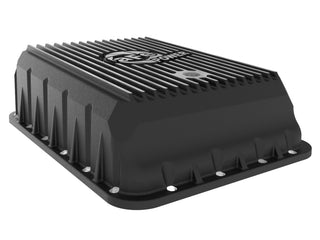 aFe POWER Pro Series Transmission Pan w/ Machined Fins - Black: Ram 3500 6.7L Diesel 2013 - 2024 (AS69RC Transmission)