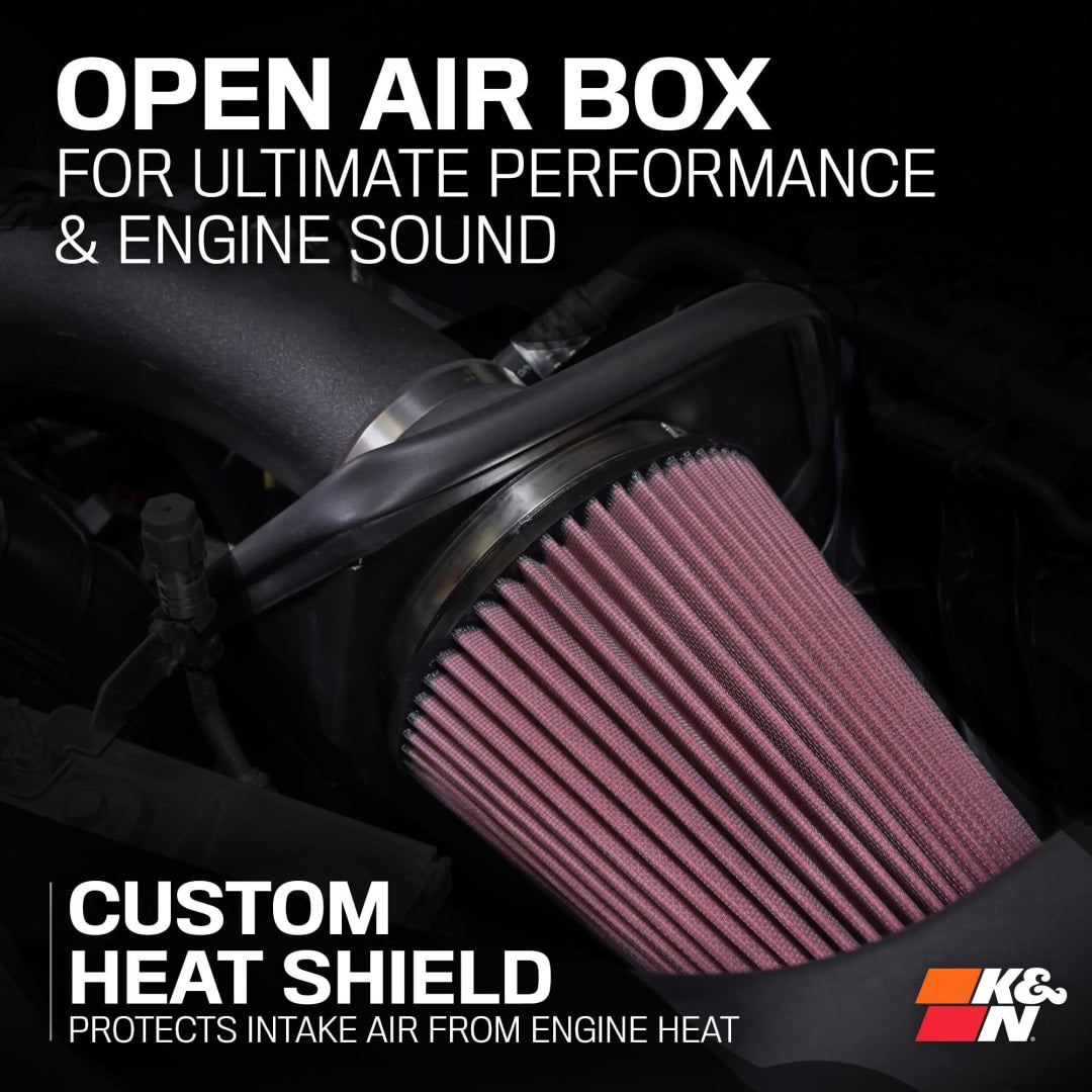 K&N 63 Series Cold Air Intake: Jeep Grand Cherokee 5.7L Hemi 2022-2024
