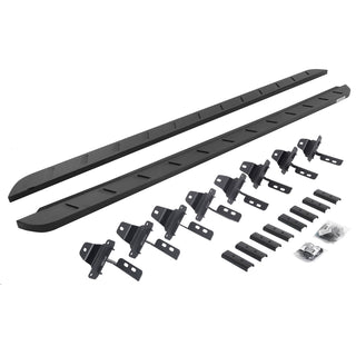 Go Rhino RB10 Slim Running Boards Kit w/ Brackets: Jeep Gladiator (2018-2026) - Textured Black