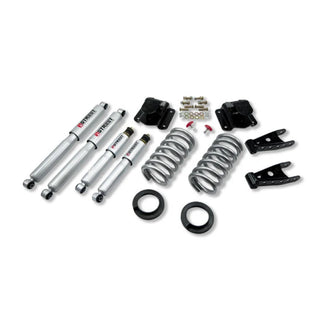 Belltech Lowering Kit 2" or 3" F 4" R drop With SP Shocks: Dodge Ram V8 (Regular Cab Auto Trans) 1994 - 1999