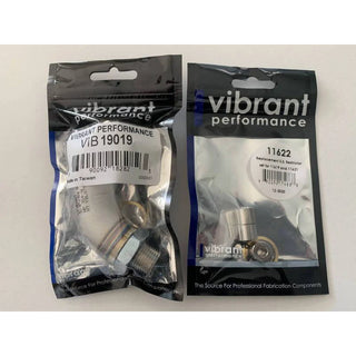 Vibrant O2 Sensor Restrictor Fitting (90-DEGREE) w/ Adjustable Jets (CEL Eliminator)