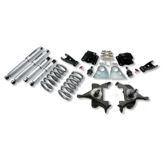 Belltech Lowering Kit 3" F 4" R drop With SP Shocks: Dodge Ram V8 (Regular Cab Auto Trans) 1994 - 1999
