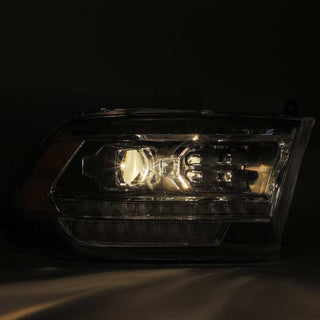 AlphaRex PRO Projector Headlights (Black): Dodge Ram 2009 - 2018