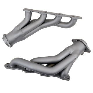 BBK Performance Shorty Headers (Titanium Ceramic Finish): 300 / Challenger / Charger 6.4L SRT & ScatPack 2011 - 2024