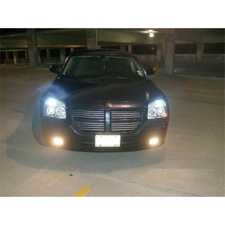 Spyder CCFL Dual Halo Projector Headlights (Black): Dodge Magnum 2005 - 2007